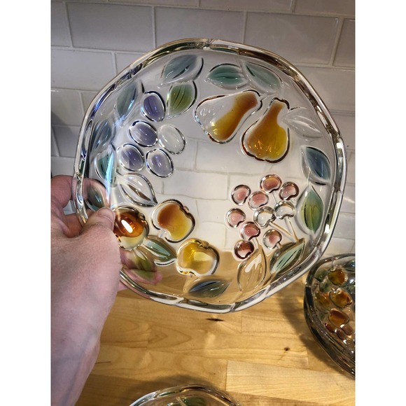 Mikasa Dining Mikasa Garden Harvest Raised Glass Plate Fruit Poshmark